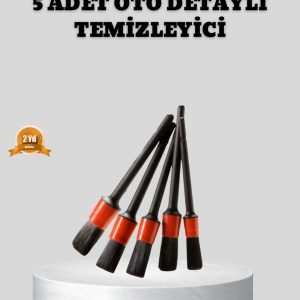 Araç Detay Temizlik Fırçası 5’li Set Çizmeyen Kıl Çok Yönlü Kullanım