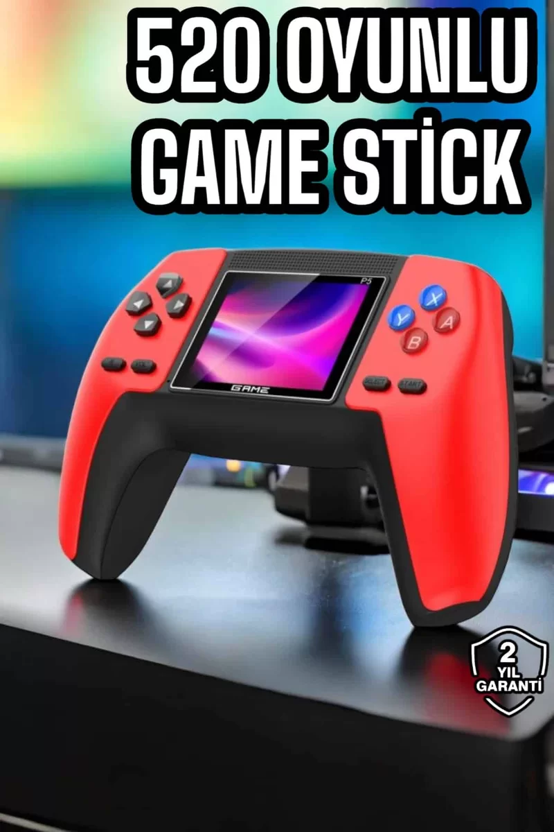 Gamepad 520 Retro Oyunlu Taşınabilir El Konsolu Atari