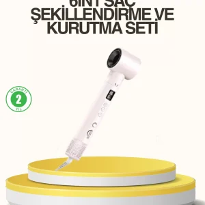 Motorlu LCD Ekranlı Saç Şekillendirme Seti