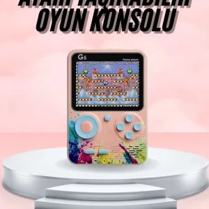 3.5 İnç Klasik Retro LCD Ekran 500 Oyunlu Oyun Konsolu Taşınabilir