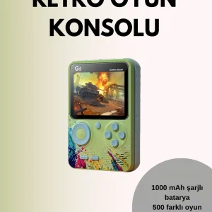 TV Bağlantılı 500 Oyunlu Mini Gameboy Konsol