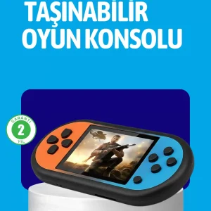 Retro 520 Oyunlu Taşınabilir Konsol HD Ekran USB Şarjlı