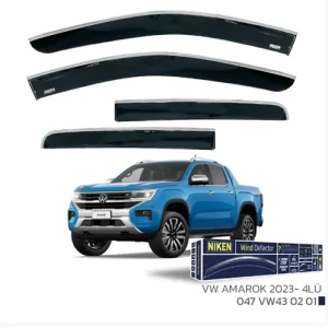 Vw Amarok 2023- Kromlu Cam Rüzgarligi 4Lü