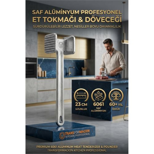 Profesyonel Et Döveceği Çift Taraflı Saf Alüminyum Et Tokmağı Et Mühürleme 723160