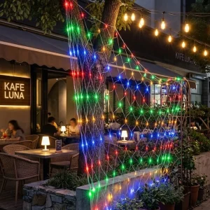 Ağ Şeklinde LED File Işık Dekoratif Ortam Aydınlatma Bahçe Balkon Süsü