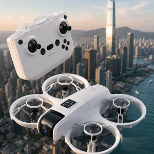 Işıklı Mini Drone Çift Batarya ve Yedek Pervane Setli