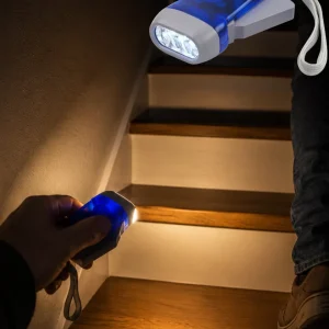 Şarj Gerektirmeyen El Feneri 3 LED Kompakt Acil Durum Lambası