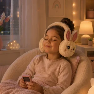 Peluş Bluetooth Kulaküstü Kulaklık Mikrofonlu Kablosuz Müzik Kulaklığı