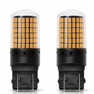 Ampul 12V 144 Smd Çift Duy Led T20 Turuncu 2 Li