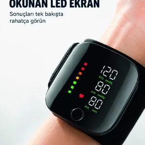 Taşınabilir Şarjlı Bilekten Tansiyon Ölçer Pratik Kullanım