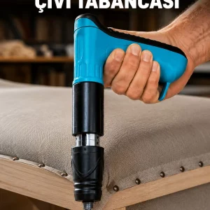 Ergonomik Saplı Çivi Tabancası Mobilya ve Ahşap Montaj El Aleti