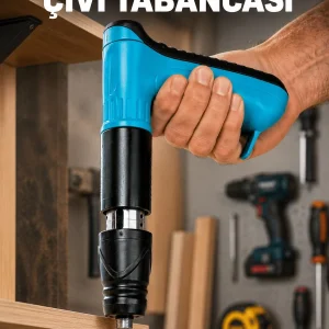 Metal Gövdeli El Tipi Çivi Tabancası Profesyonel Montaj Tabancası