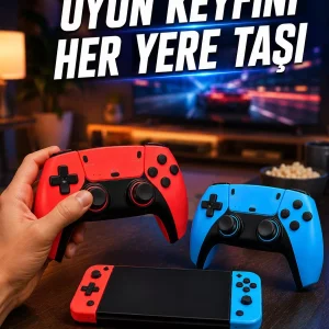 Mini Oyun Konsolu Çift Kablosuz Kontrolcü HDMI Bağlantılı Oyun Cihazı